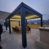 Electric flip shutter pavilion